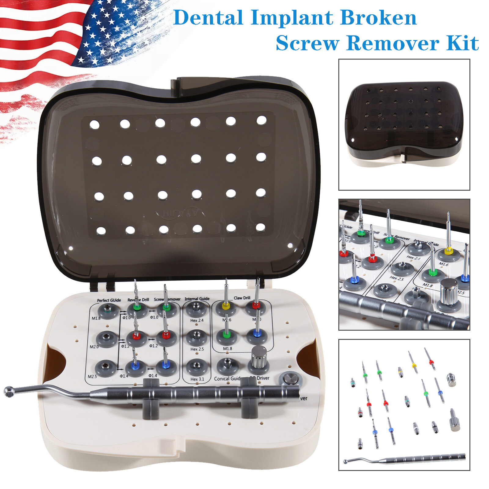 Dental Air Flow Teeth Polishing Polisher Handpiece Hygiene Prophy 4 Hole Tip B4