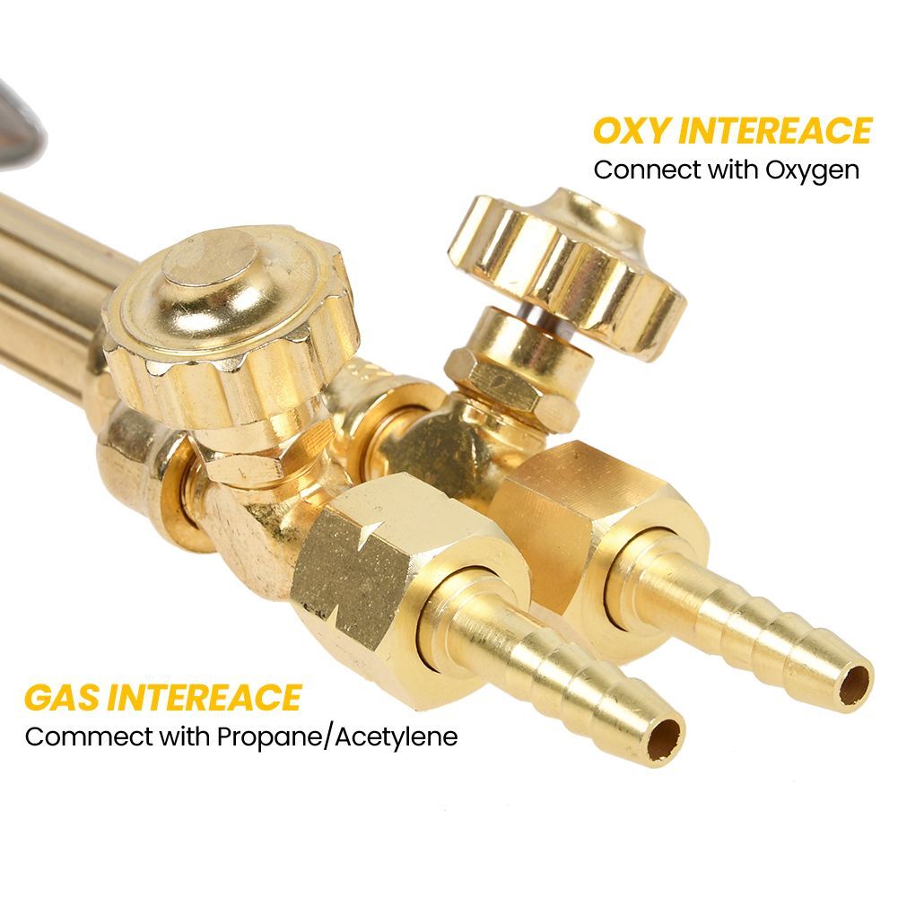 Oxygen Acetylene Regulators Combo Welding Gas Gauges CGA540/510 Welding Torch