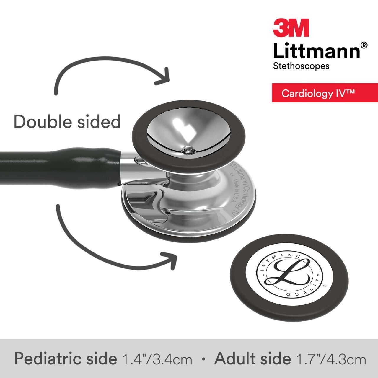 3M™ Littmann® Cardiology IV Stethoscope Burgundy Tube – Champagne 6176 27in NEW