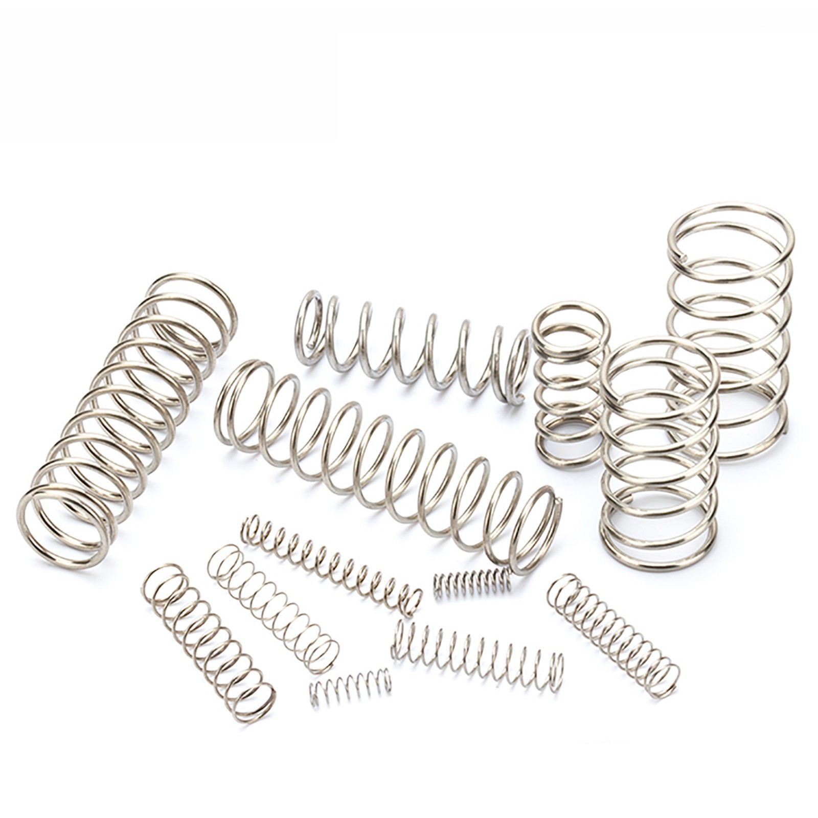 10x 0.6/0.7/0.8mm Wire Dia Stainless Steel 304 Compression Pressure Small Spring