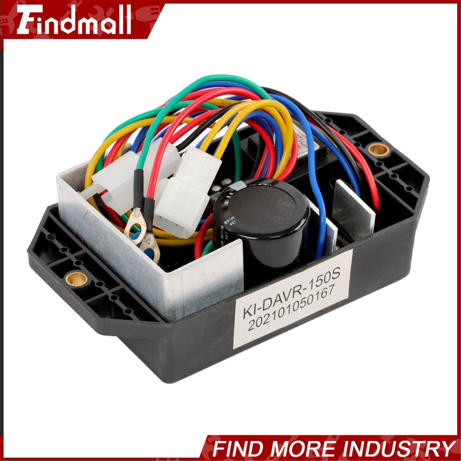 Findmall Automatic Voltage Regulator KI-DAVR-150S AVR 12-15KW Single Phase