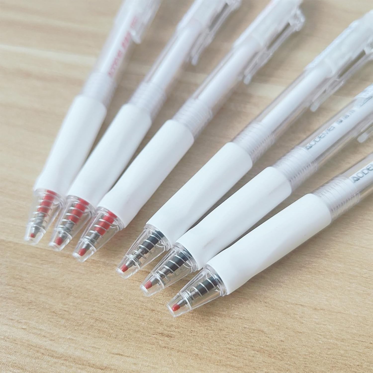 6 Pcs Erasable Gel Pens Retractable Gel Ink Pens Erasable Pen 0.5mm Fine Point