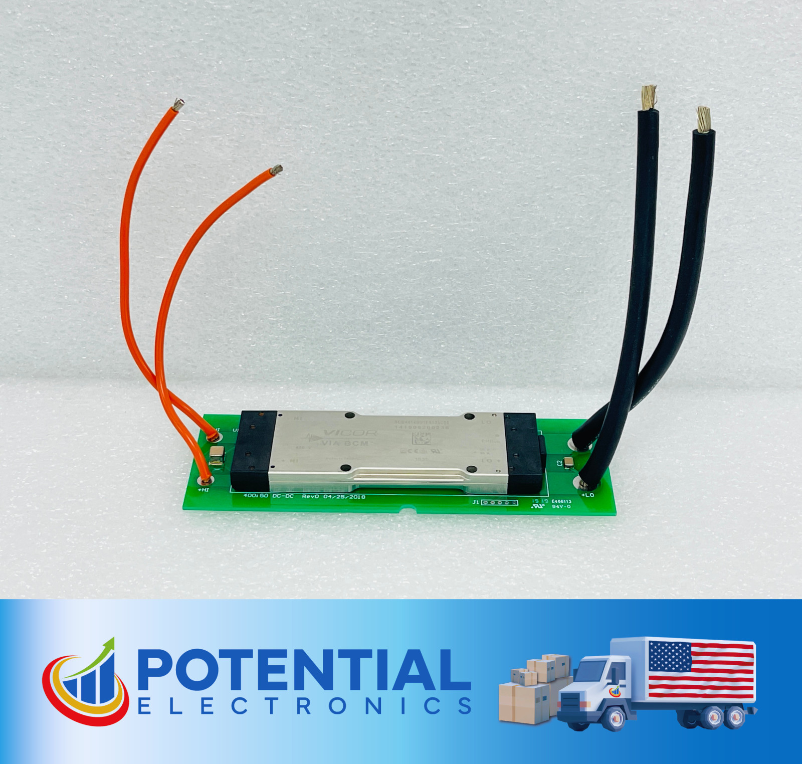 Vicor BCM4414BD1E5135C06 BCM Bus Converter Module 400V Input 50V 35A Output