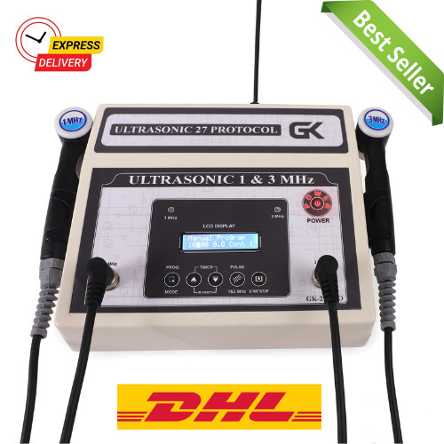 Dual 1 & 3 Mhz Ultrasound Therapy Physical Pain Relief Therapeutic Machine