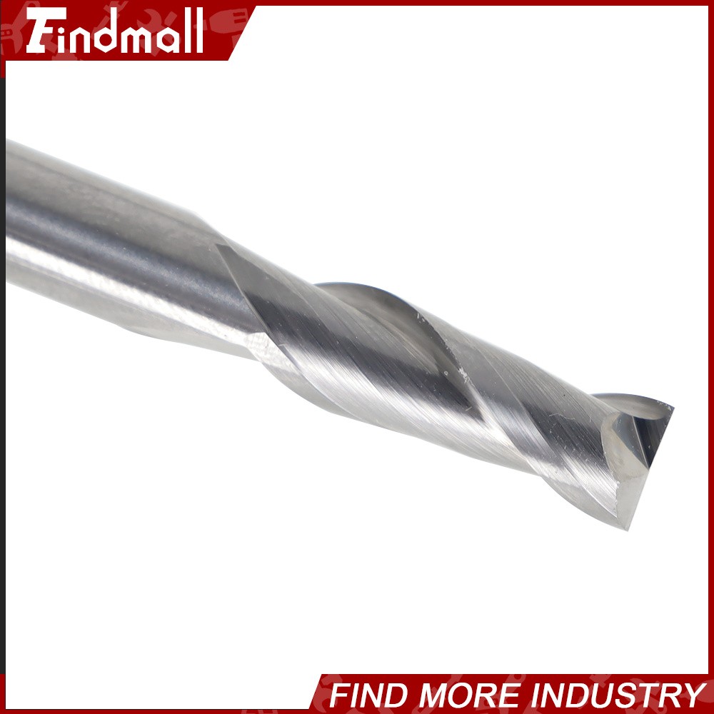 Findmall 5 PCS 1/4″ 2 FLUTE CARBIDE END MILL