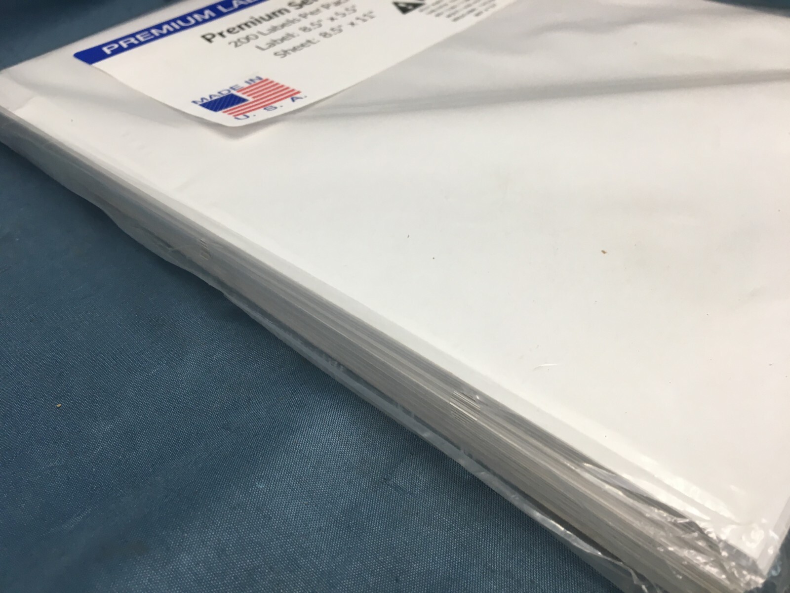 200 8.5 X 5.5 Half Sheet Shipping Labels Self Adhesive Premium Label Supply
