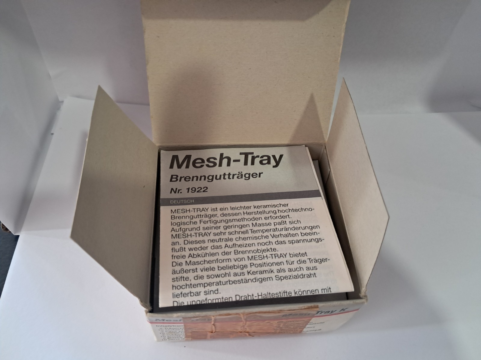 ​Renfert Mesh-Tray 1922 Dental Honeycomb Firing Trays with Metal Pins – Set of 2