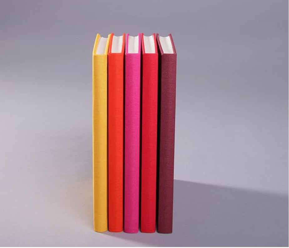 Semikolon A4 Classic Linen Cover Notebook 8.5 X 12 Inches, 144 Lined Pages Lime