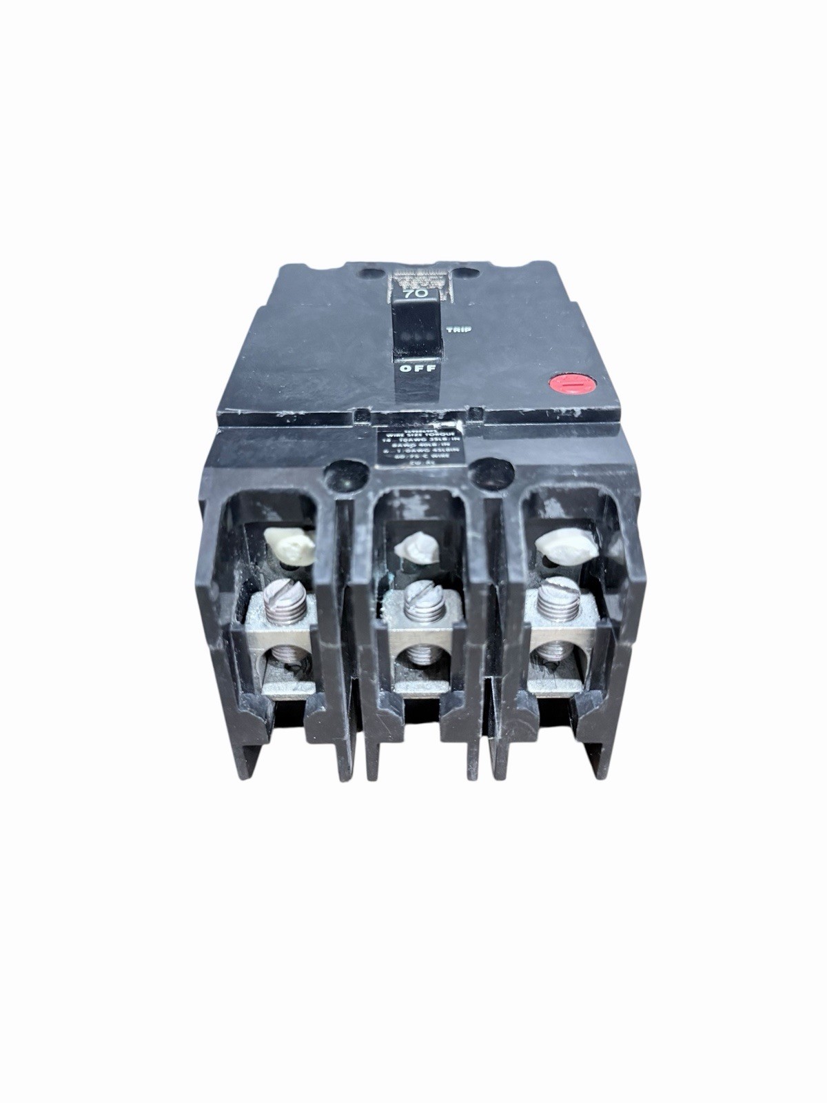GE TEY370 U 70A 480V 3P USED