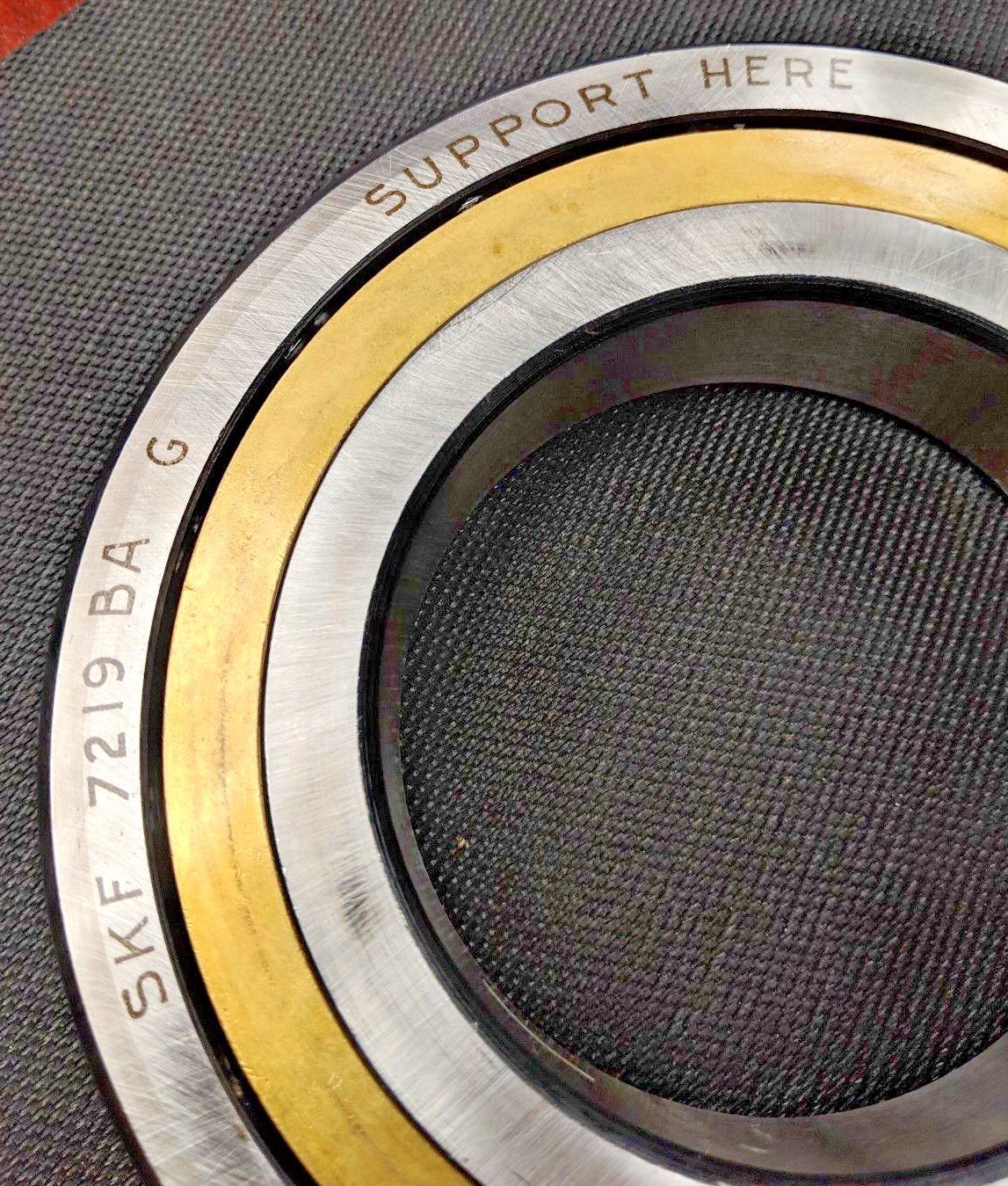 SKF, 7219 BAMCG, 7219 BECBM, Angular Contact Bearing – 95mm Bore – Brass – Open