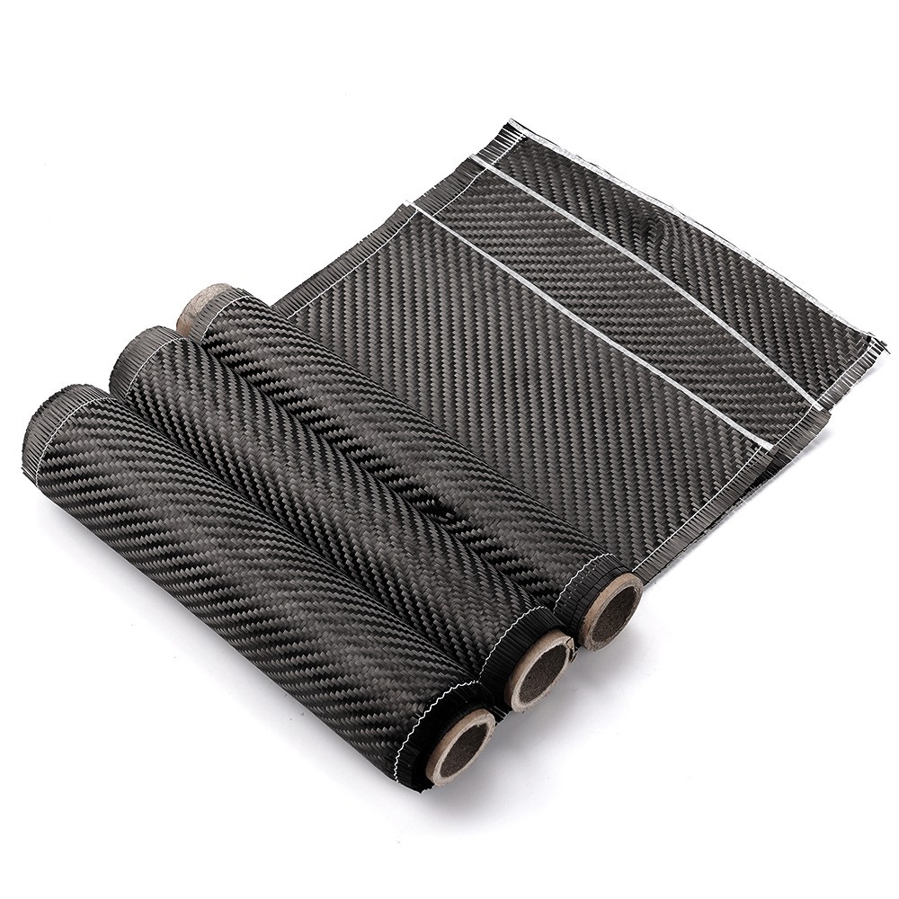 4.9ft x 7.87″ Carbon Fiber Roll Structural Reinforcemen Carbon Fiber Cloth Black