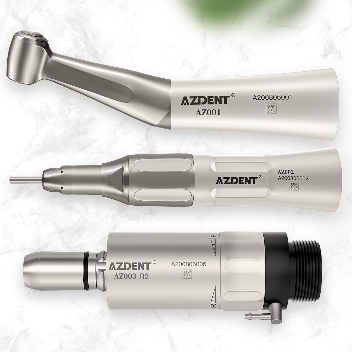 AZDENT Dental Slow Low Speed Handpiece/Polishing Burs Brush Disc Wheel HP /RA