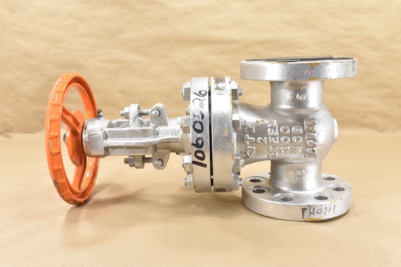 KITZ 300 SCLS, 2″ Cast Carbon Steel Gate Valve, Class 300, 740 PSIG, WCB, CR13
