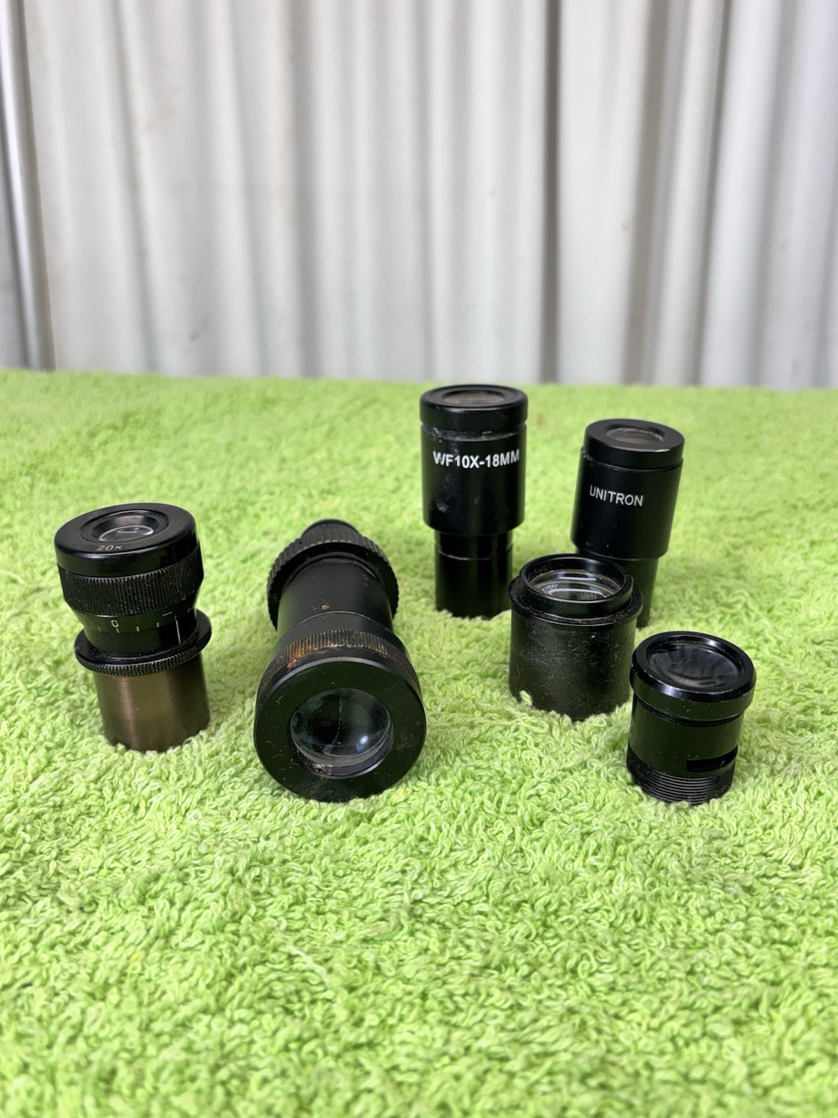 Lot of (6) Vintage Miscellaneous Microscope Eyepieces