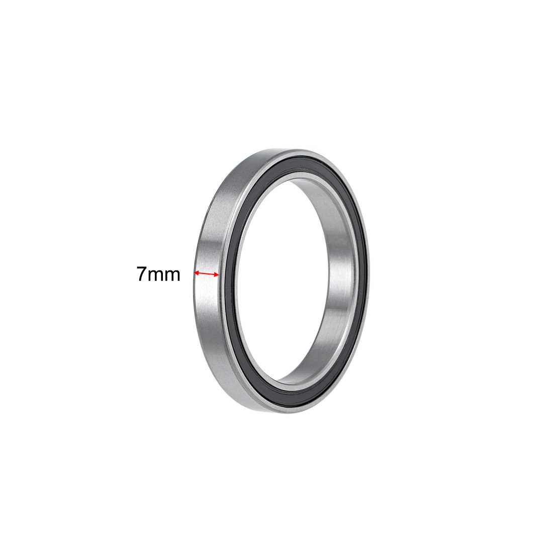 4Pcs 6808-2RS Ball Bearings Z2 40mm ID 52mm OD 7mm T Double Sealed Deep Groove