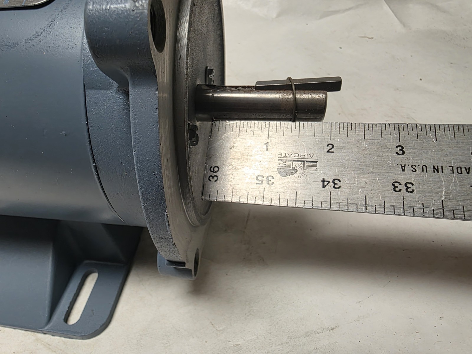 Baldor / Emerson Cat. 3120-411 1/2 Hp. DC Electric Motor 56C Fr. 90 V. 1750 rpm