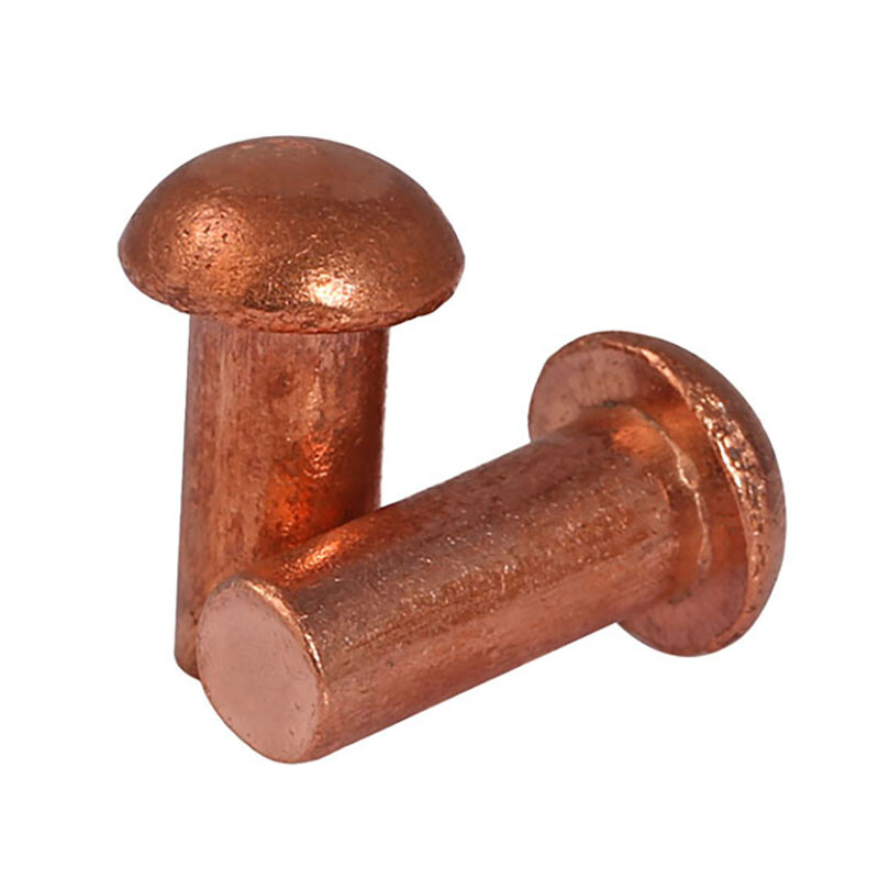 Copper Pan Button Head Rivets Solid Rivet Fastener DIN660 M2 M2.5 M3 M4 M5 M6 M8
