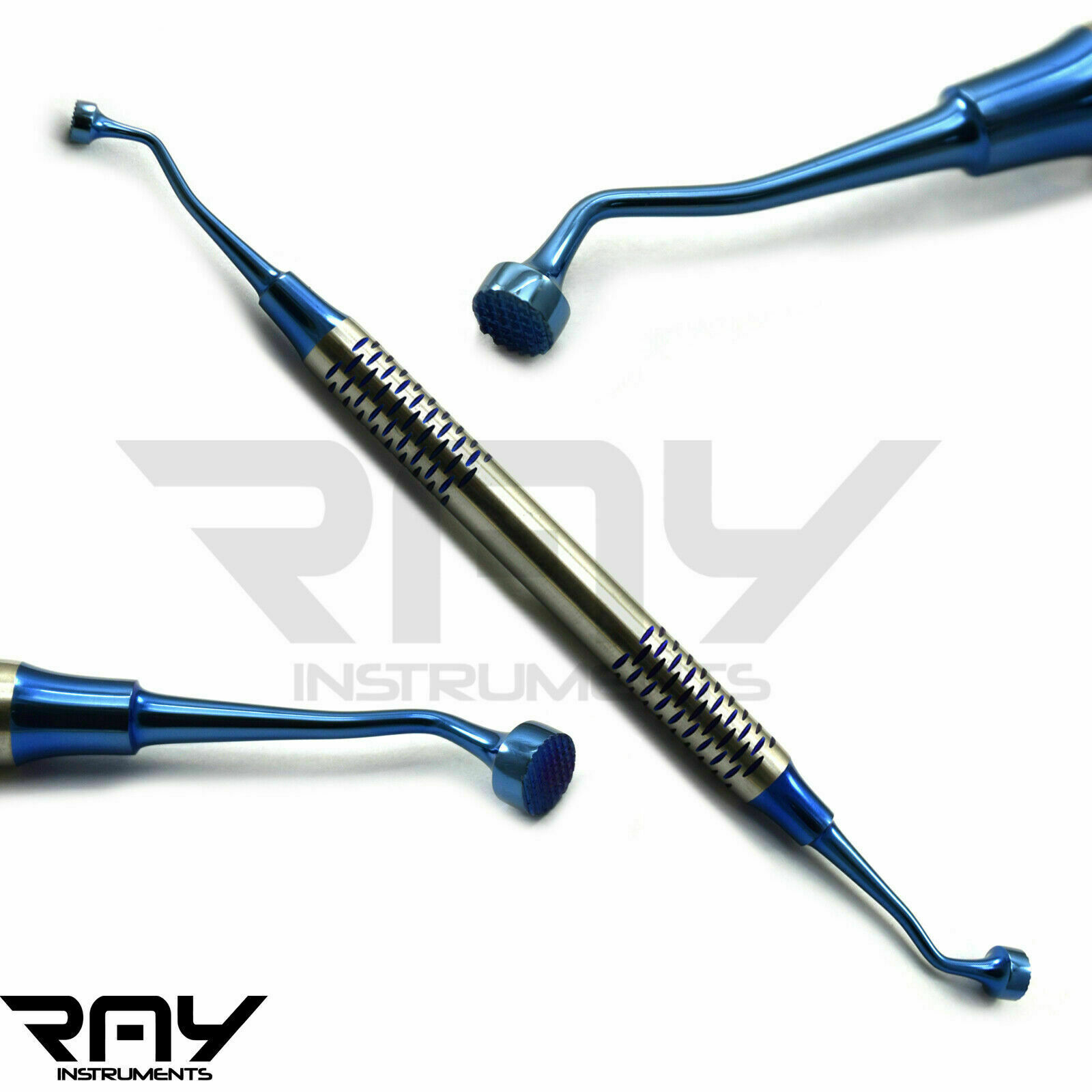 Dental Implant Surgery Bone Compactor Graft Packer Spoon Spatula PRF Kit 4 Pcs