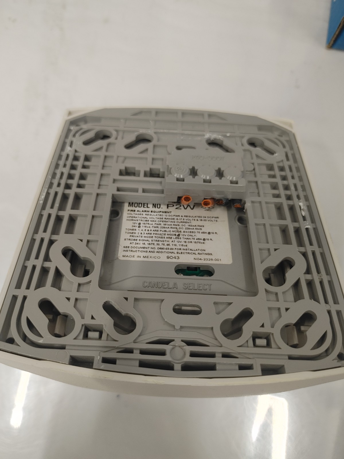 (LOT OF 3) System Sensor P2RLED Horn Strobe