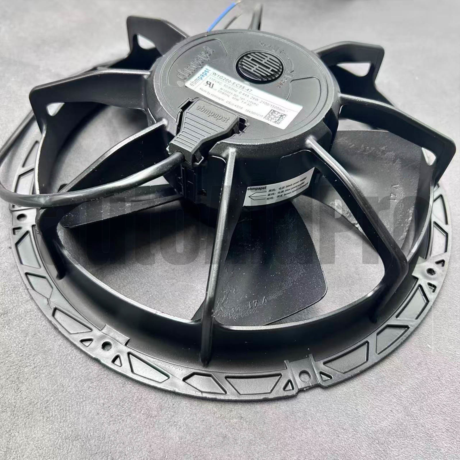 W1G200EC9547 Axial Fan for Ebmpapst 115VAC Round 200mm Dia 2100 CFM