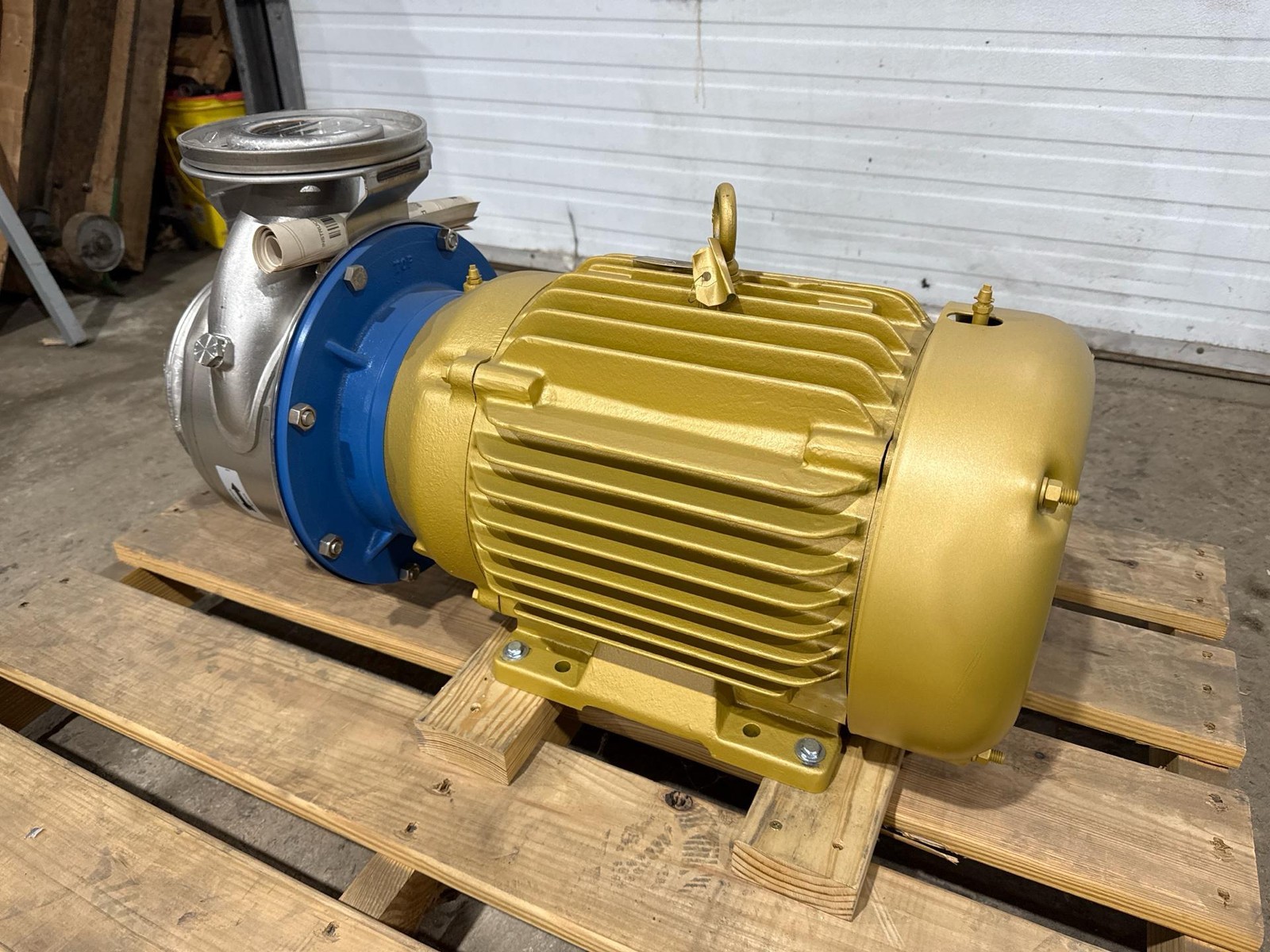 GOULDS 3-SH Stainless End Suction Pump, ESHF/C 3X4X8, 03SH08K6, 20HP, 6″ Imp.