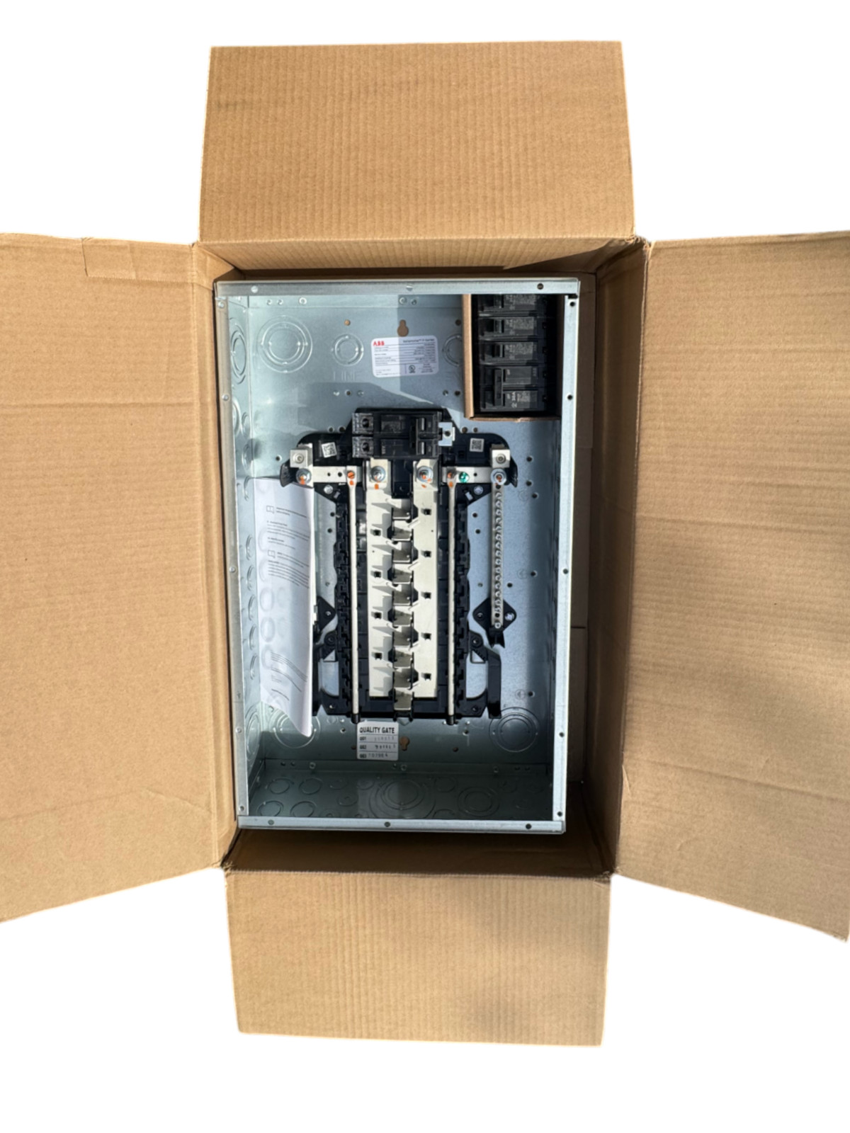 ABB 100A 20-Space 40-Circuit Main Breaker Indoor Panel Value Pack PAM2010PA