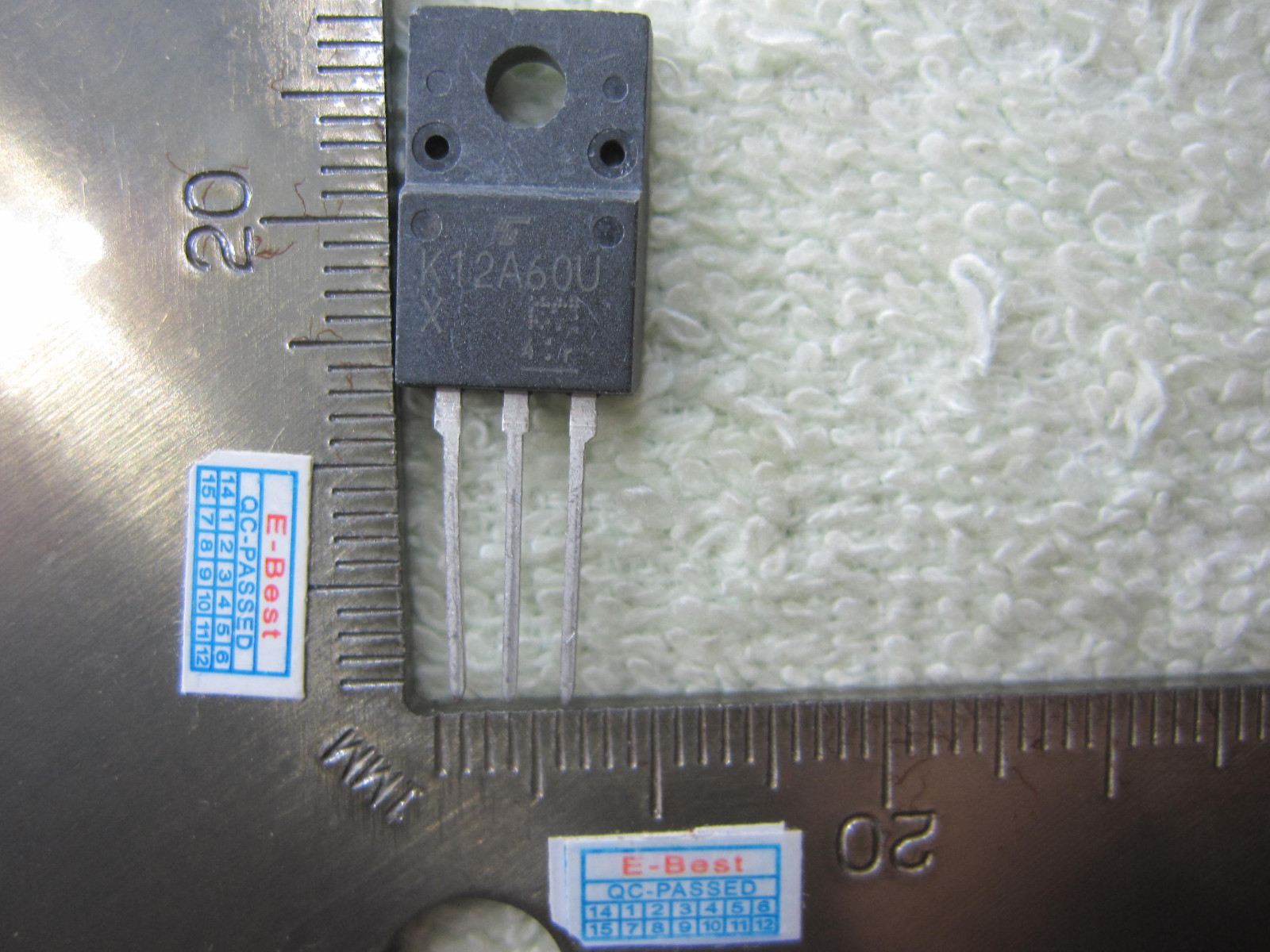 5pcs KI2A6OU K12AG0U KI2A60U K12A6OU K12A60U 2SK12A60U TO220F-3