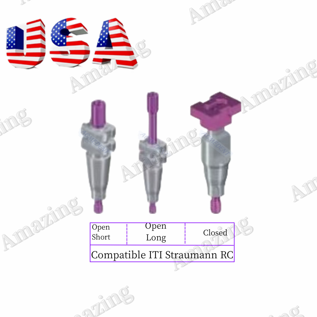 NC/RC Dental Transfer Open/Closed Tray Impression Coping Fits Straumann ITI USA
