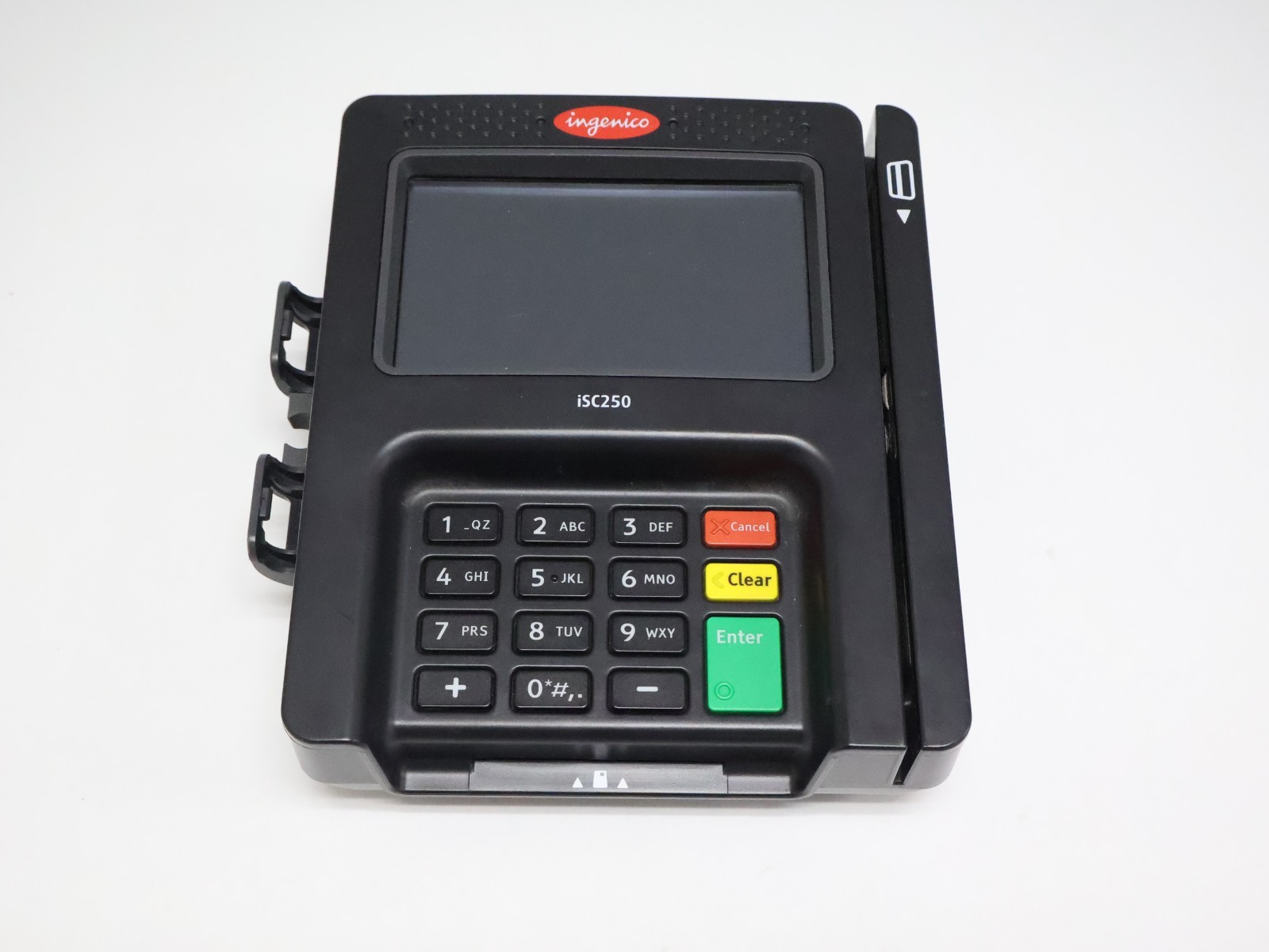 Ingenico iSC250-OPT Color Touchscreen POS Terminal with Power Supply ( AS-IS )