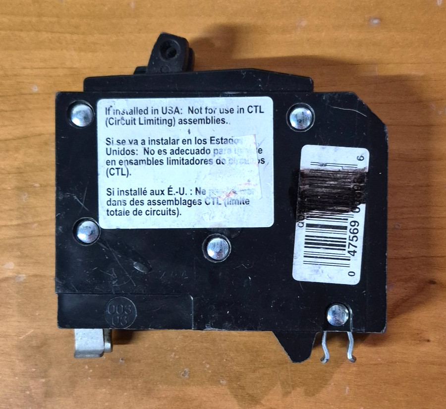 Square D QO2020C 2-20 Amp Single-Pole Tandem Circuit Breaker NEW