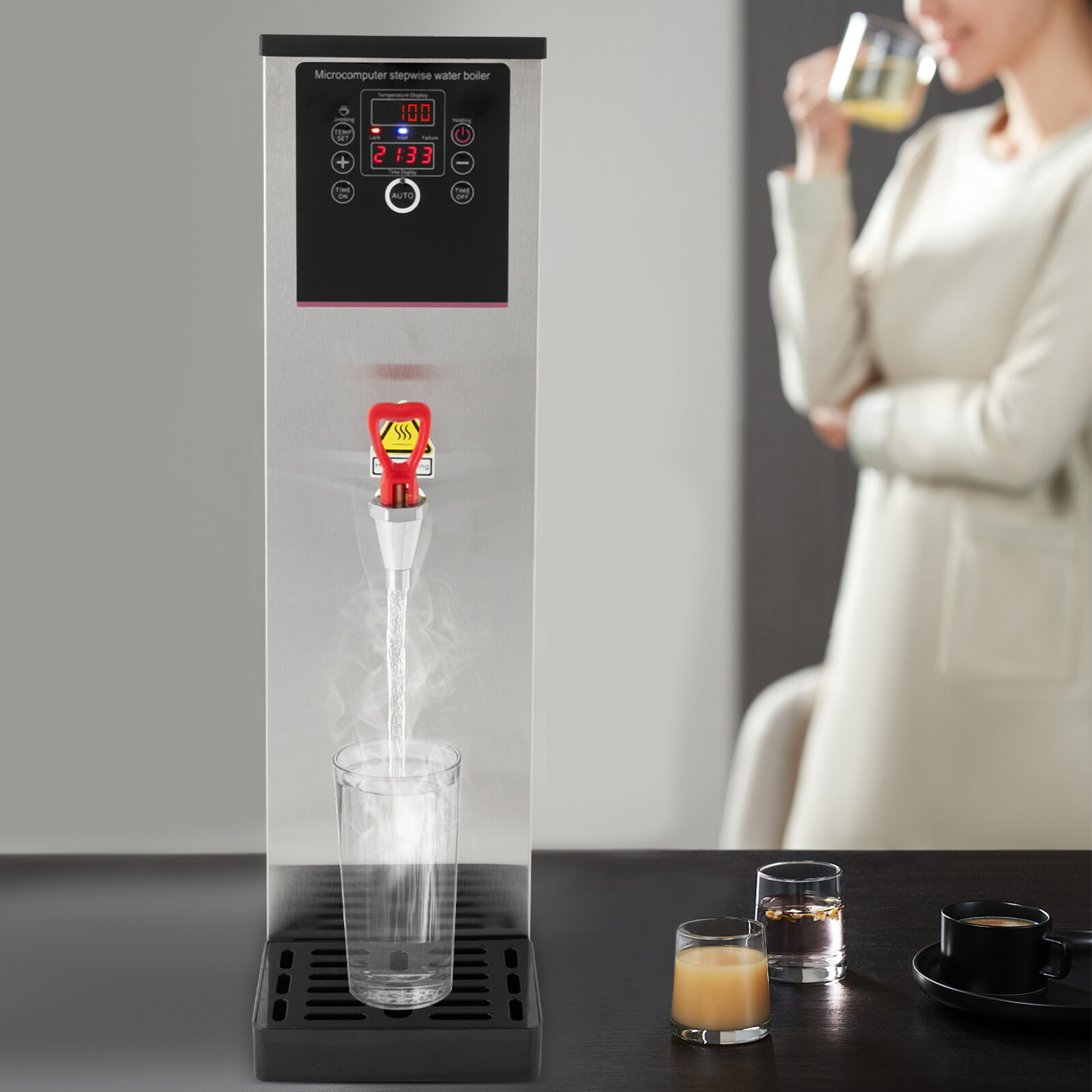 2500W 15L Electric Water Boiler Water Boiler Commercial Hot Water Dispenser 110V