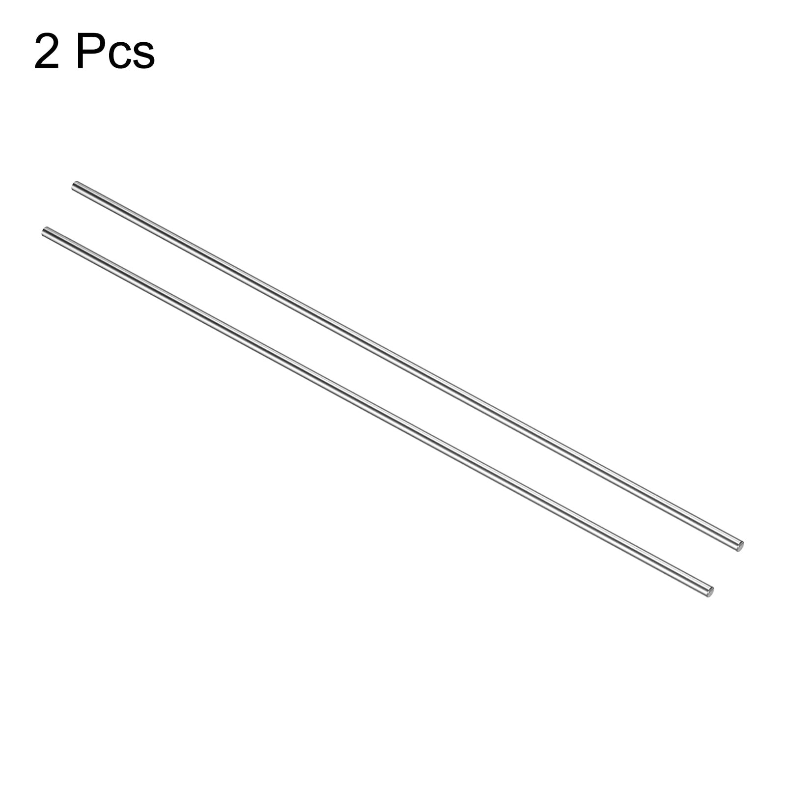 uxcell 2 Pcs Linear Motion Rod Shaft Guide 6mm x 450mm (0.236″ x 17.72″) Hard…