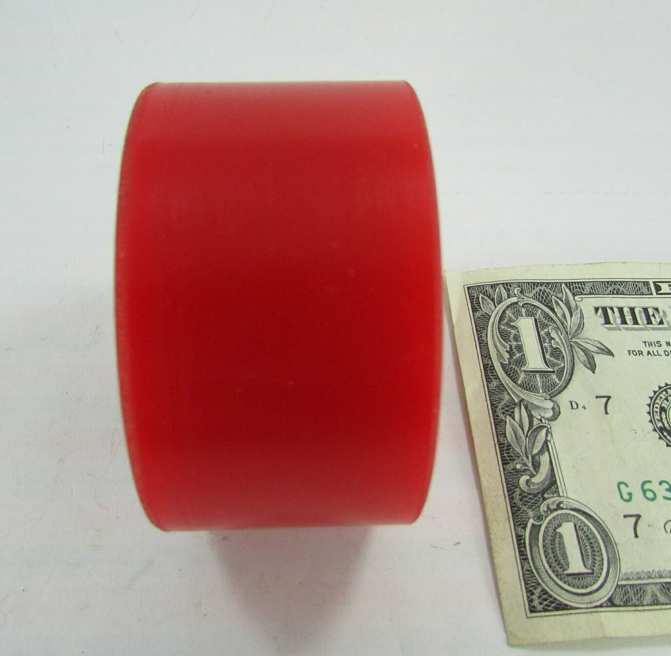 Red Resilient Urethane Bushings Shock Mounts Pucks 2.277″ OD x .956″ ID x 1.249″
