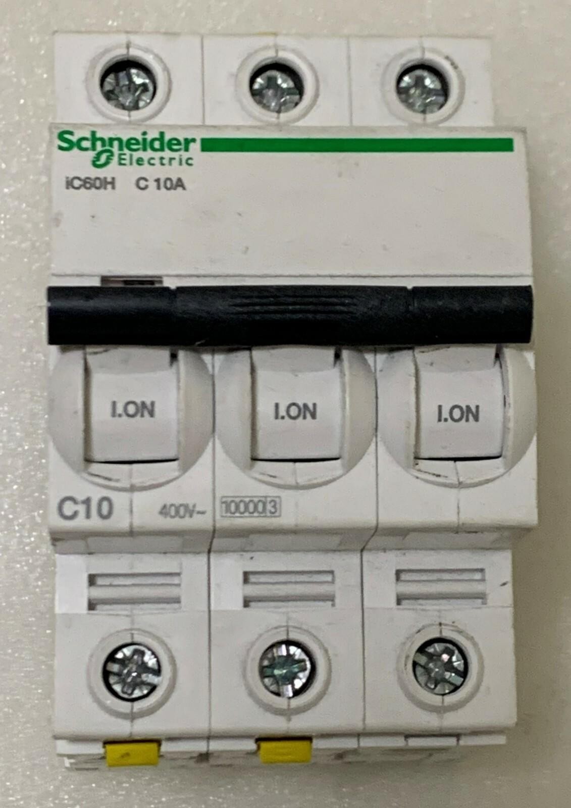 TELEMECANIQUE SCHNEIDER ELECTRIC Bulgaria IC60H-C10A-3 CIRCUIT BREAKER 3P 10A