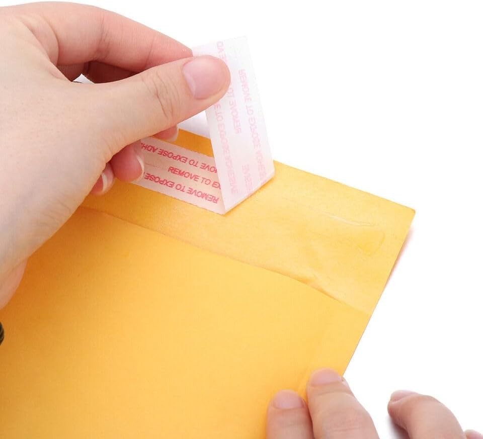 Self-Seal Bubble Mailers 10 Pack Quality Kraft Padded Envelopes 4×8 Lightweight