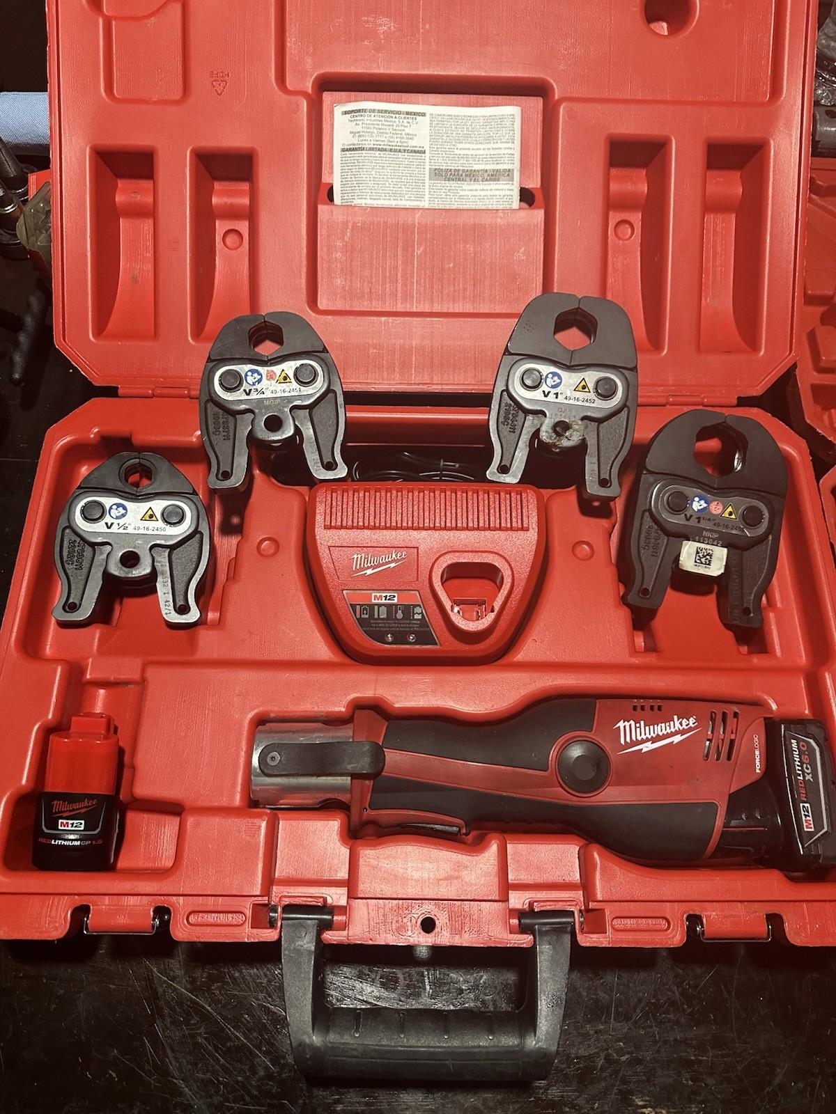 MILWAUKEE 2473 M12 FORCE LOGIC PROPRESS TOOL KIT