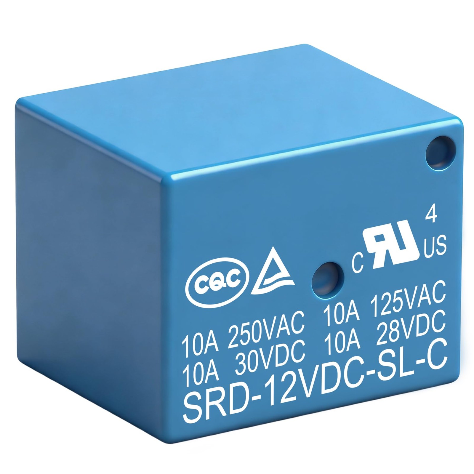 6Pcs PCB Power Relay SRD-12VDC-SL-C, DC 12V Coil, 10A 250VAC, SPDT, 5 Pin, fo…