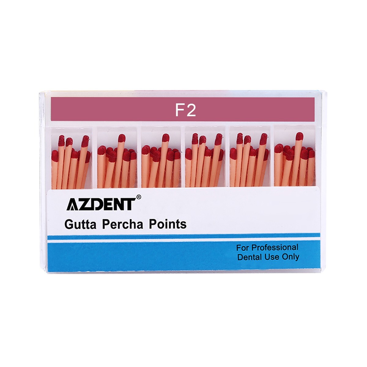 AZDENT Dental EndoGutta Percha Points/Root Canal Absorbent Paper Points F1 F2 F3