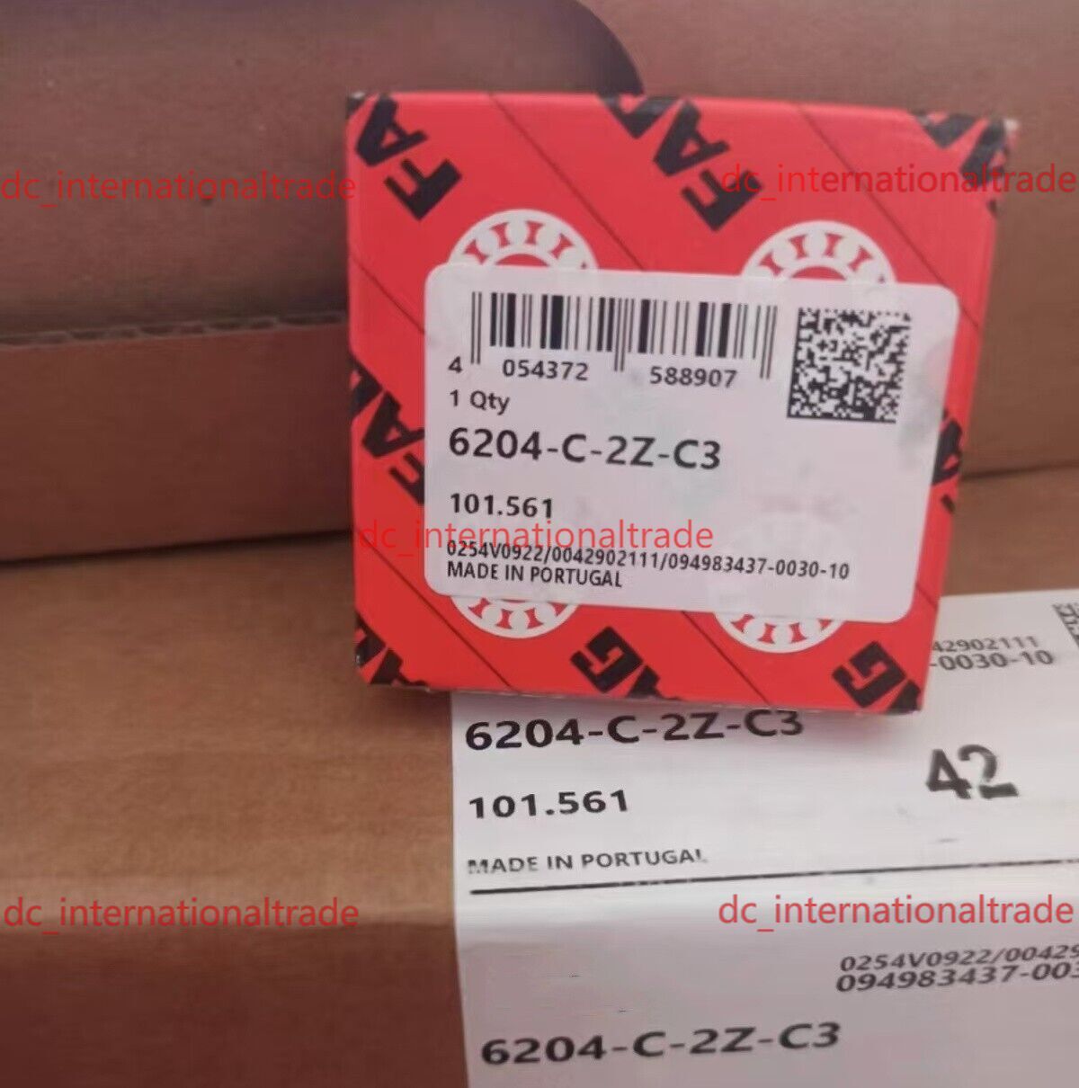 NEW FAG 6204-C-2Z-C3 deep groove ball bearing #NN