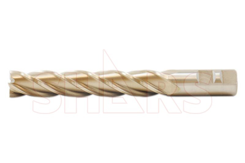 SHARS 5/8″ x 5/8″ HSS 4 Flutes Single End Long Length Flute End Mill NEW !}