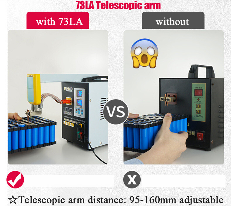 738AL Welding Machine Electric Pulse Spot Welder Battery Handheld Soldering Kit