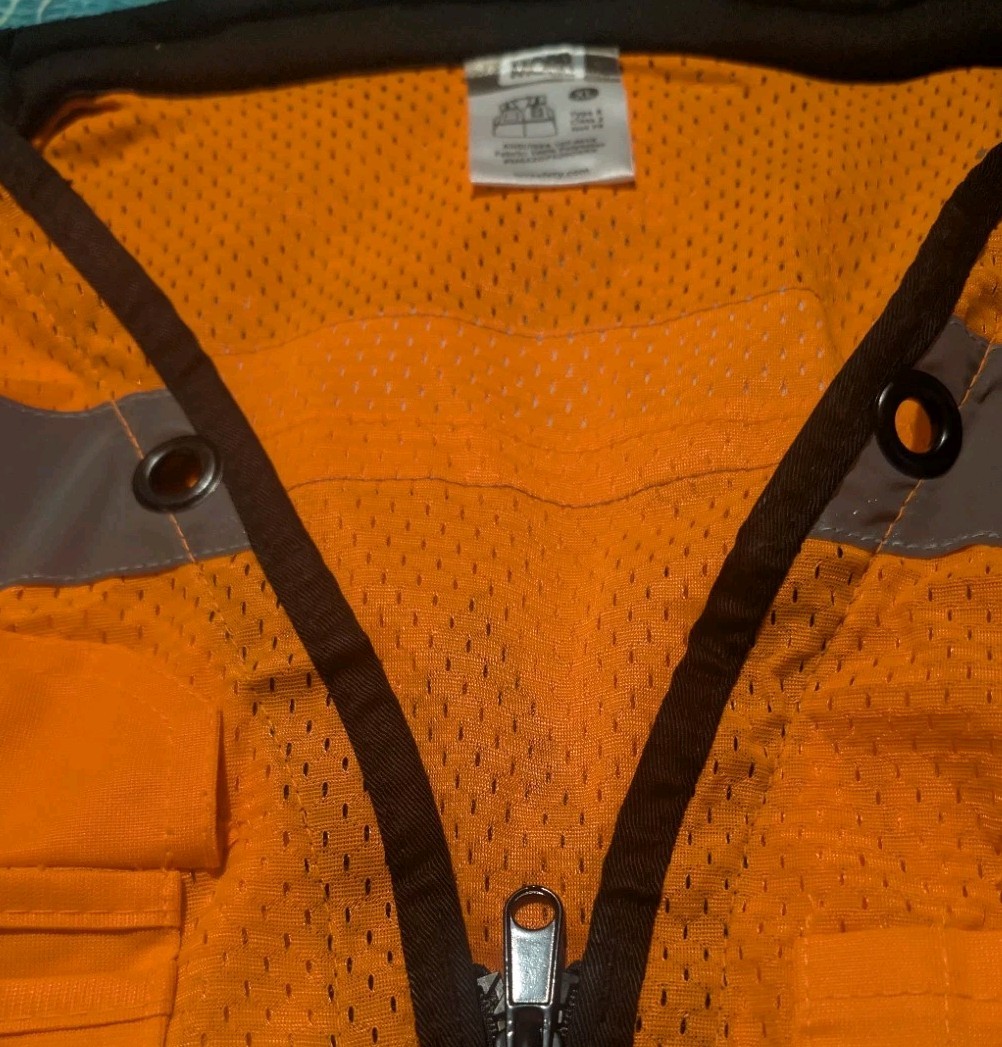 Orr Safety Vest HI-VIS Type R Class 2 Not FR ANSI/ISEA 107-2015 XL Lot Of 2 New