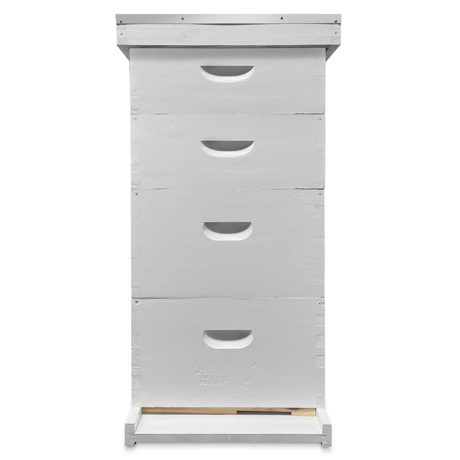 Beehive Kit Fully Assembled and Painted – 10 Frame Kit, 2 Deep, 2 Medium Supers