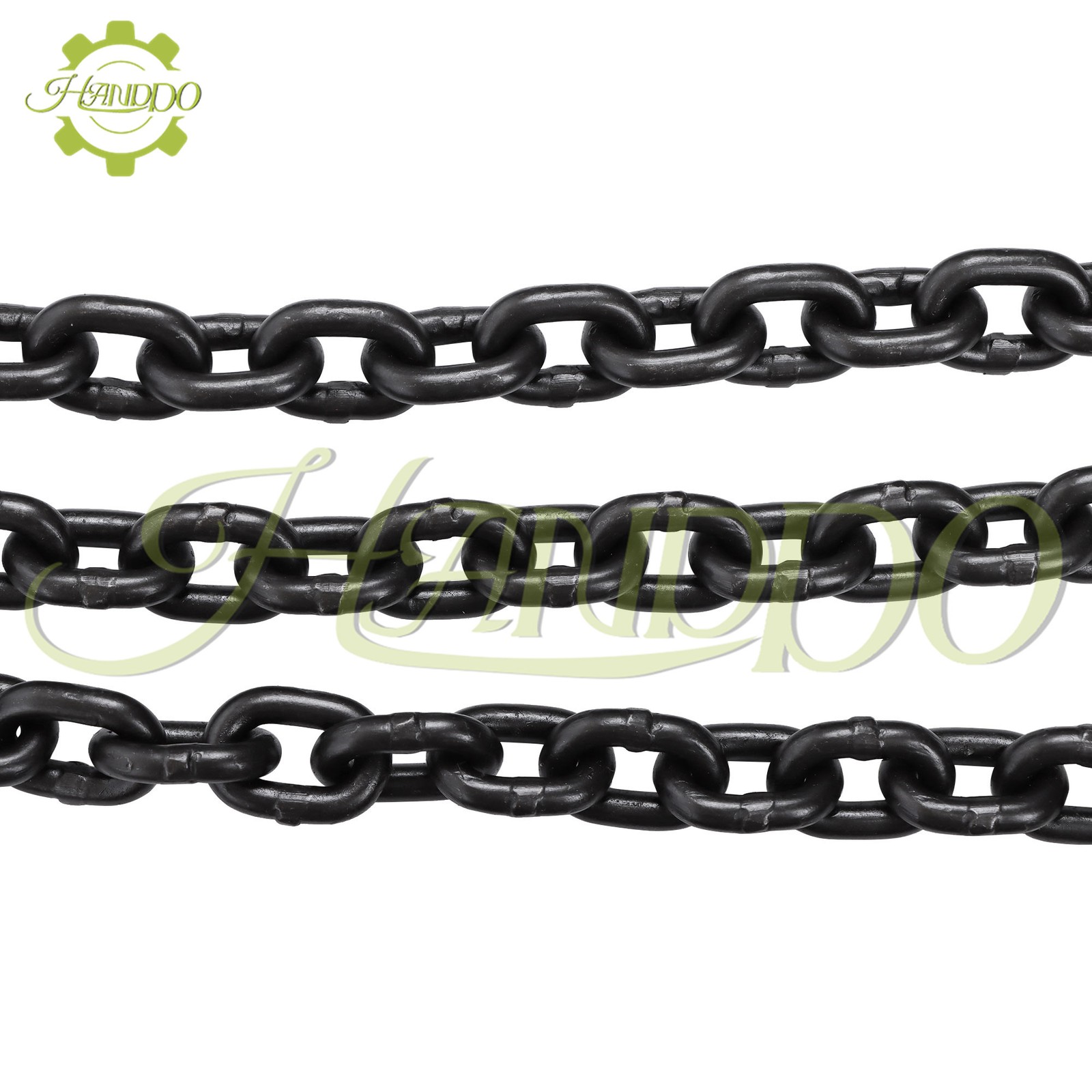 Hand Chain Hoist 1 Ton 2200 Lbs Capacity 7 Feet/2.1m with 2 Heavy Duty Hooks