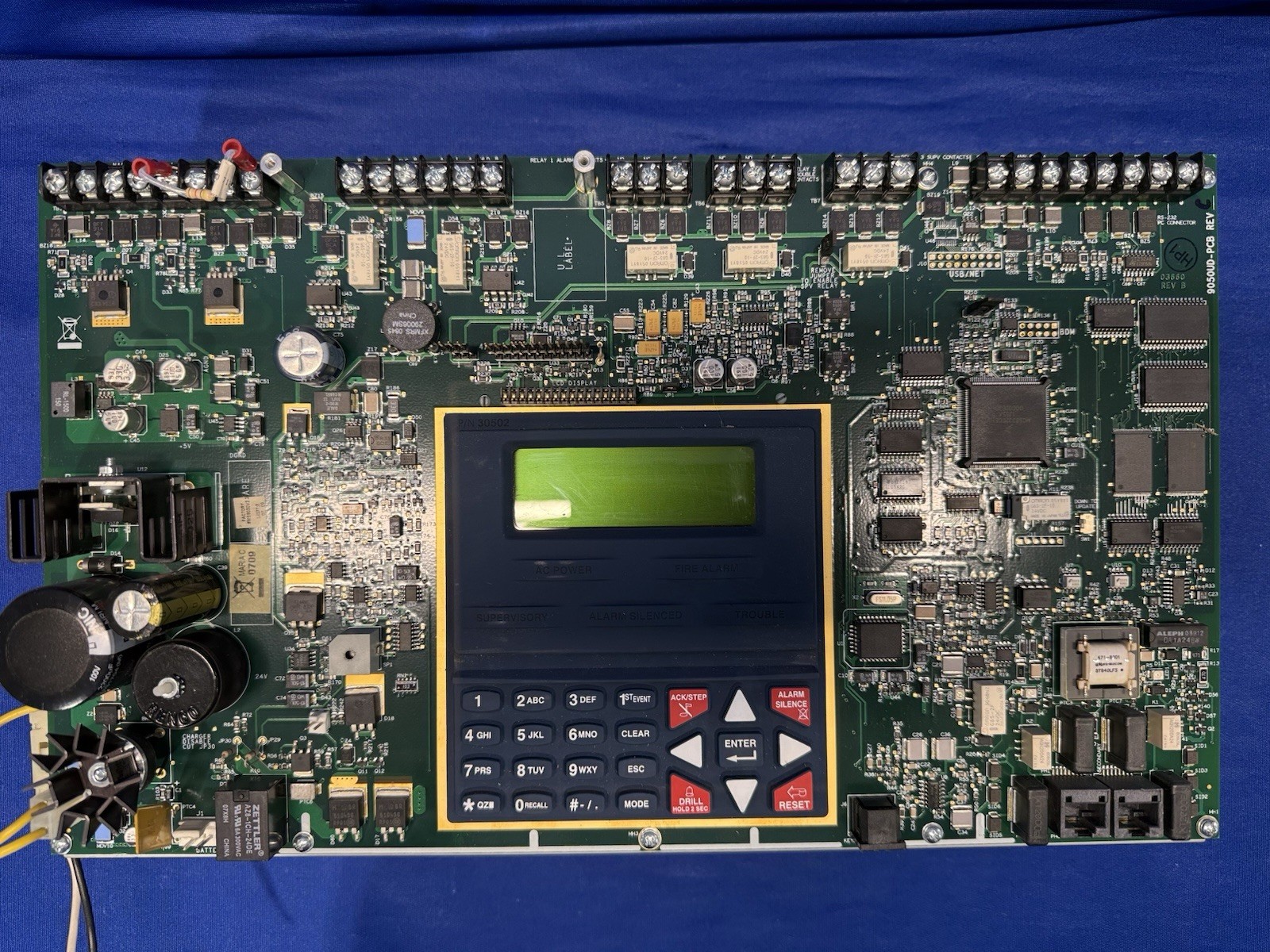 Fire Alarm Control Panel Fire Lite MS-9050UD Board Transformer Etc. – No Red Box