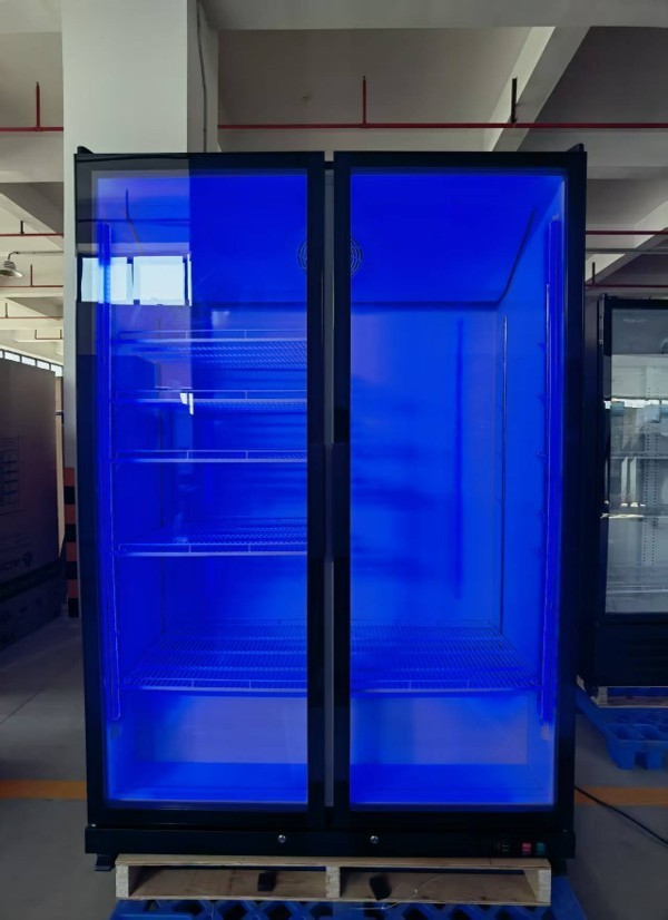 Yeego Commercial Beverage Refrigerator Glass Door Merchandiser Cooler 37.79Cu.ft
