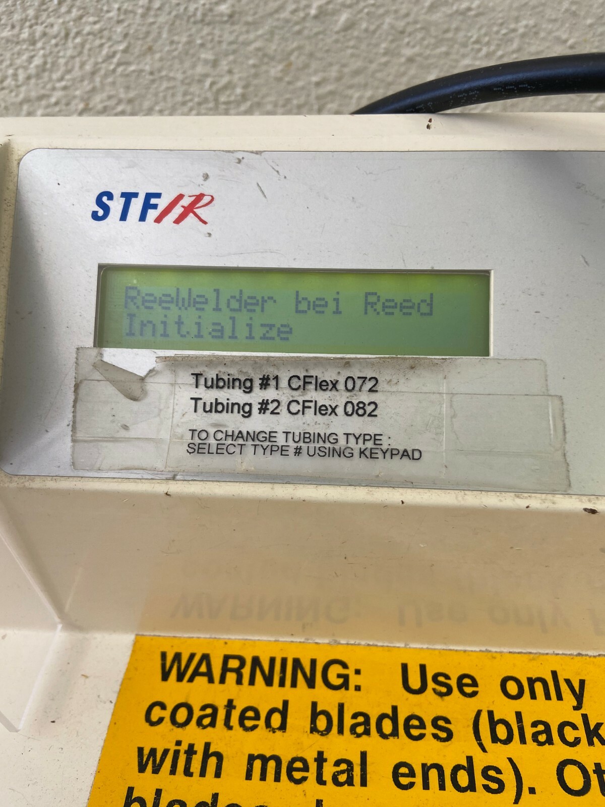 Reed Wave Biotech STF/IR Sterile Tube Fuser / Welder with 5/8″ OD Fuser Blocks
