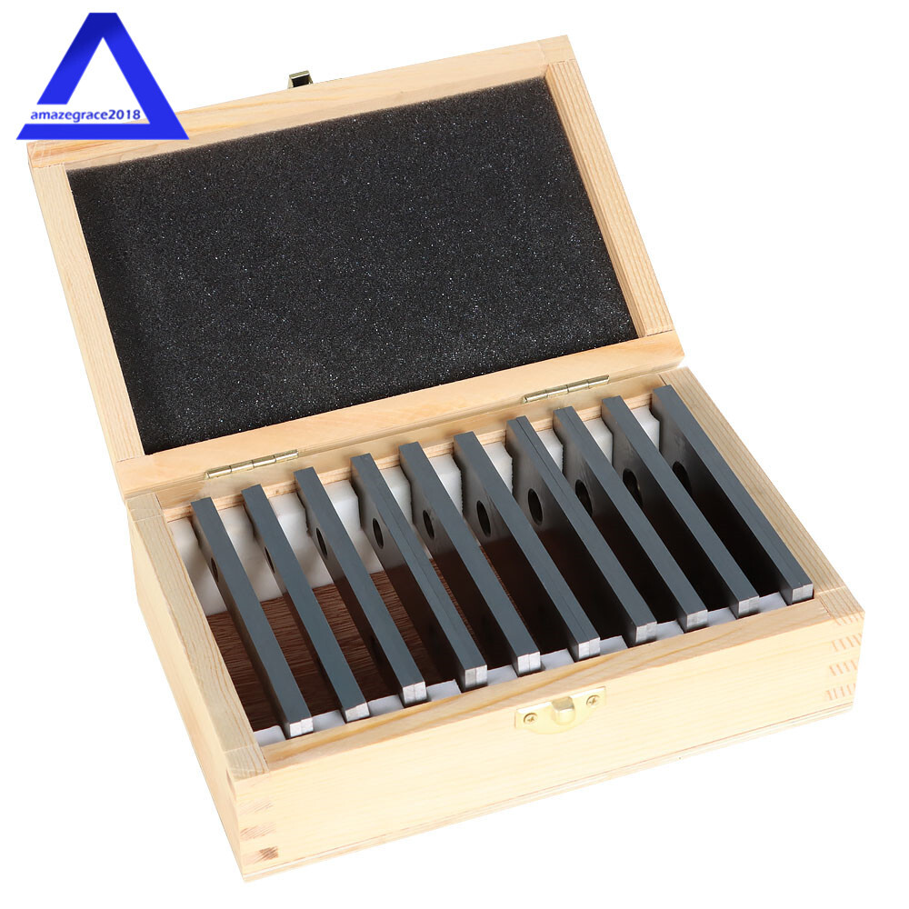 10 Pair 1/8 x 4″ Precision Parallel Set 0. 001″ Hardened Steel In Case Steel New