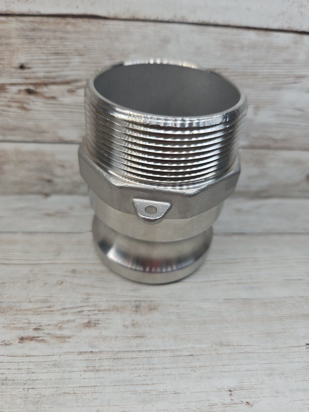 USASEALING 2″ Type F Camlock Fitting Male Adapter to 2 Inch Male NPT SS304