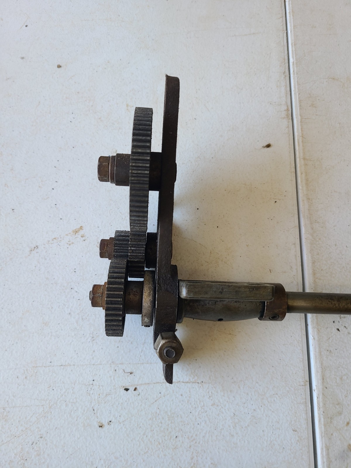 Atlas 618 6″ Lathe Lead Screw & Feed Gear Assembly L9-35x ??? See Details